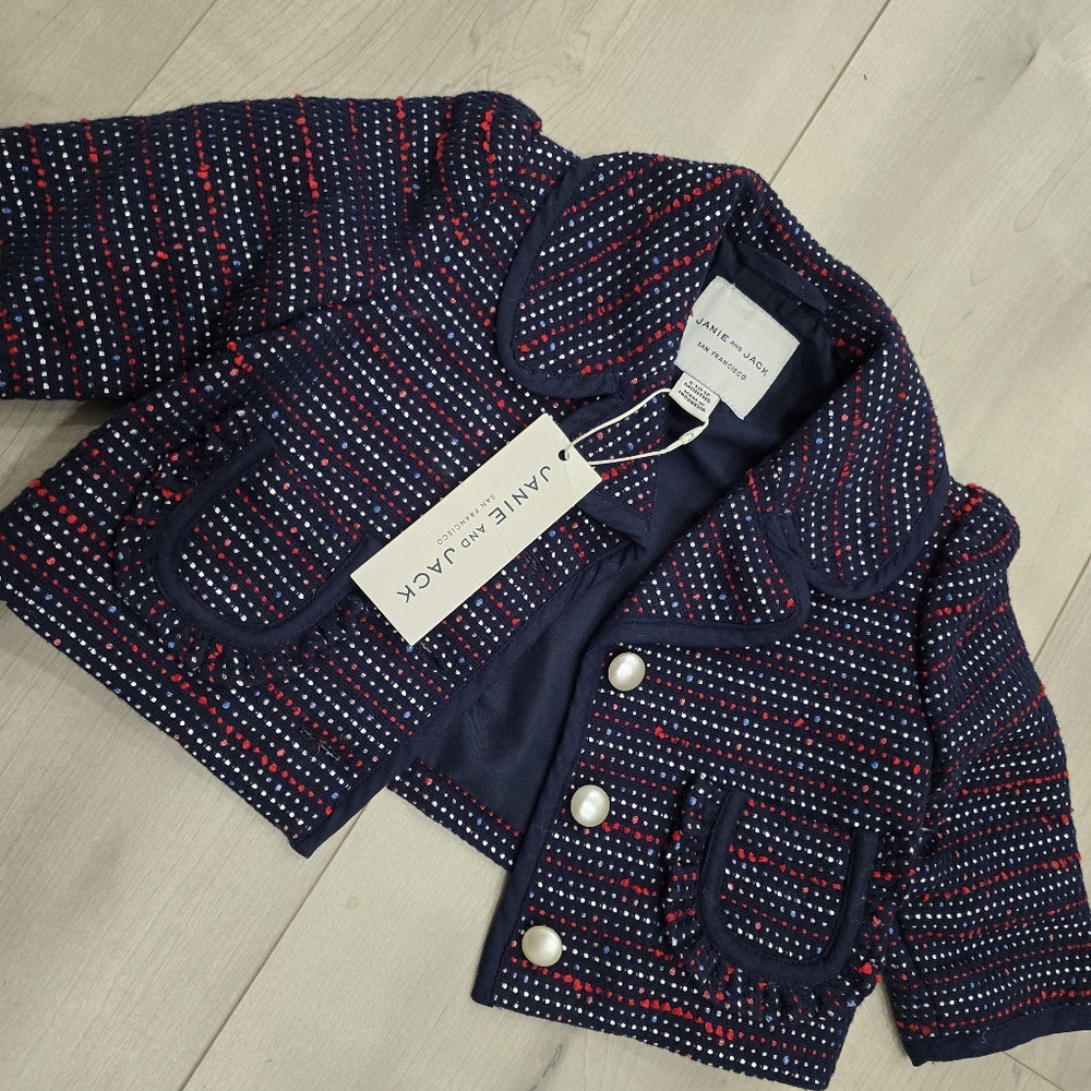 Janie & Jack - Tweed blazer 6-12 months - NWT